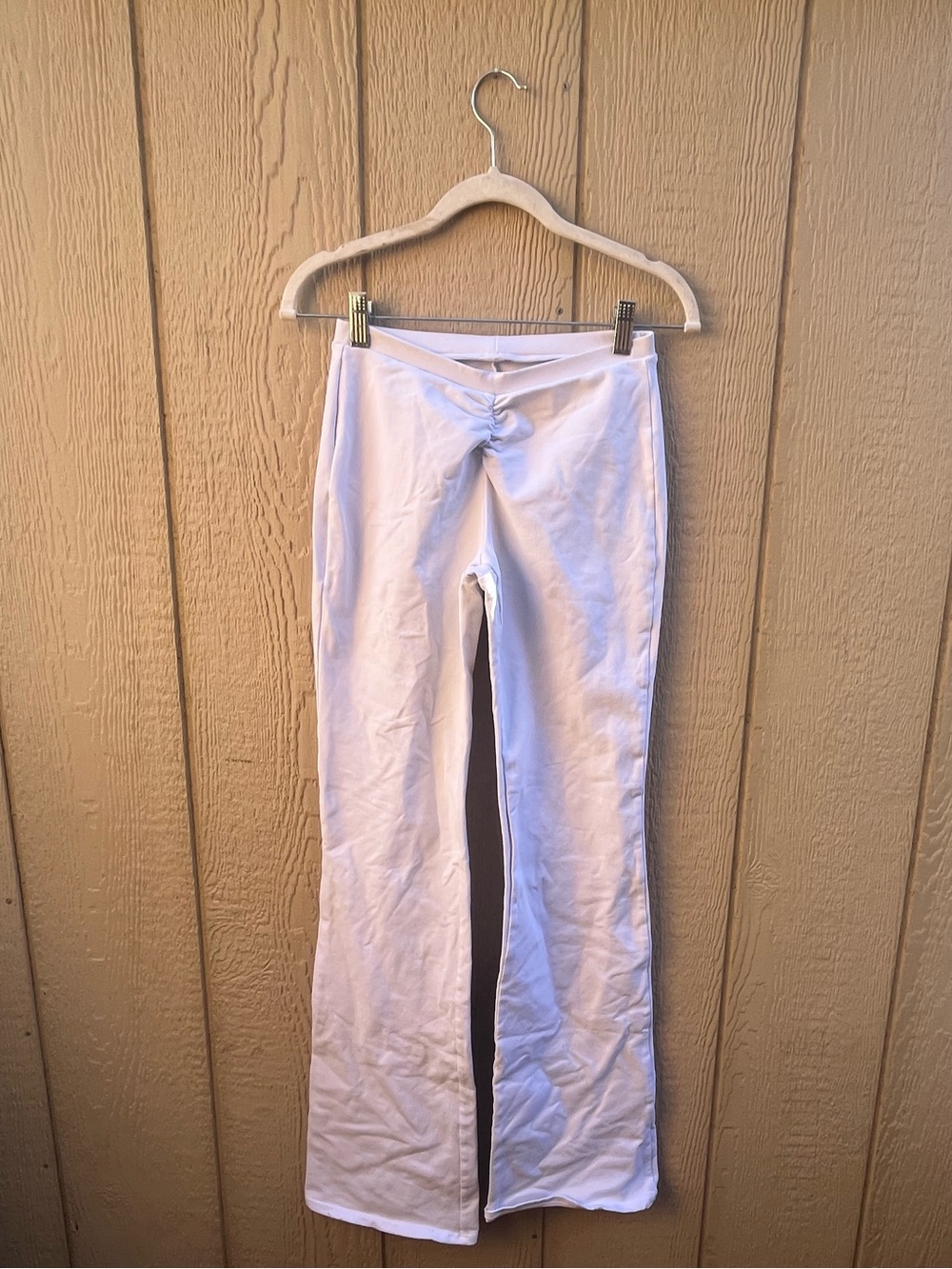 White Alo Flare Yoga Pants Small